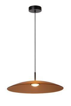 Підвісний світильник Lucide MENGA &Oslash; 60 cm LED Dim. 1x18,6W 2700K Amber, Amber, Бурштинний, Бурштинний