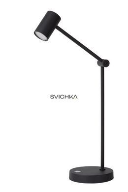 Акумуляторна настільна лампа Lucide TIPIK Battery pack/batteries LED Dim. 1x3W 2700K Black, BLACK