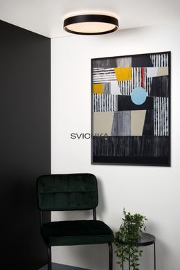 Стельовий світильник Lucide NURIA &Oslash; 40 cm LED Dim. 1x24W 2700K Black, BLACK