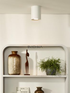 Потолочный точечный светильник Lucide TUBE &Oslash; 9,6 cm 1xGU10 White