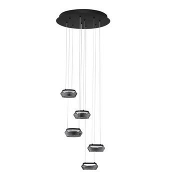 Підвісний світильник Nova luce 9236103 JAILYN 5, Black