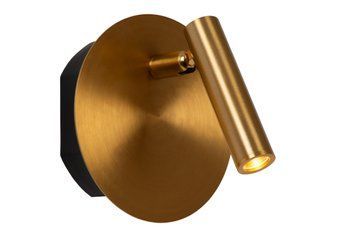 Акумуляторний бра Lucide JOLIJN Battery pack/batteries &Oslash; 10,2 cm LED 1x2W 3000K Magnetic Matt Gold / Brass, Matt Gold / Brass, Matt Gold / Brass