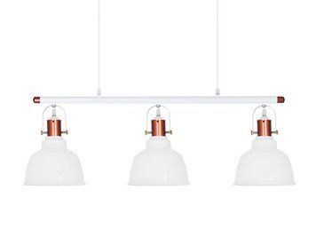 Люстра Azzardo AZ2145 Darling 3 Line Glass White, Білий, Бежевий, Білий, Мідний