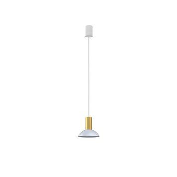 Підвісний світильник Nowodvorski HERMANOS C, White/Brass