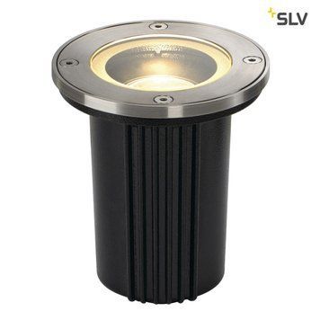 Врізний вуличний світильник SLV 228430 DASAR EXACT, Сталь, Сталь, Чорний, Сталевий