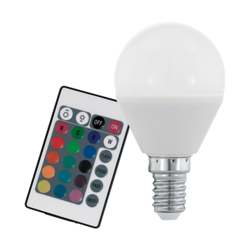 Лампа Eglo димована RGB з пультом LM LED E14 3000K 10682