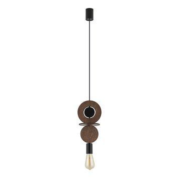 Подвесной светильник Nowodvorski Drops Wood C, Black/Brown