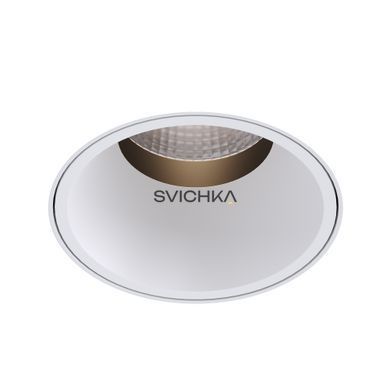 Світильник точковий врізний KLOODI KD-GIRON134 TR 12W 3K 38D WH, Білий