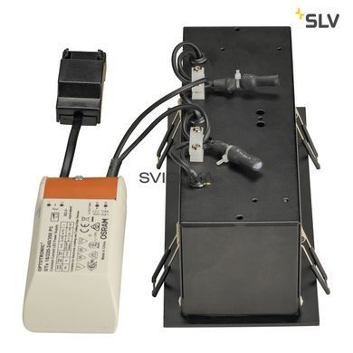 Світильник SLV KADUX 3 LED SET, 115720, Чорний, Чорний, Чорний, Чорний