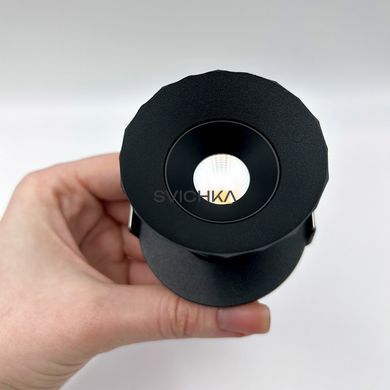 Вбудований світильник Skarlat RSL74131 7W BK 3000K, Чорний, 3