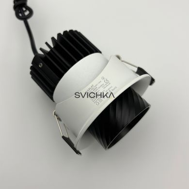 Вбудований світильник Skarlat RSL74331 10W WH+BK 4000K, Білий/чорний, 29