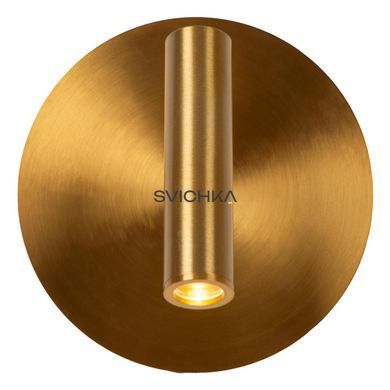 Аккумуляторный бра Lucide JOLIJN Battery pack/batteries &Oslash; 10,2 cm LED 1x2W 3000K Magnetic Matt Gold / Brass