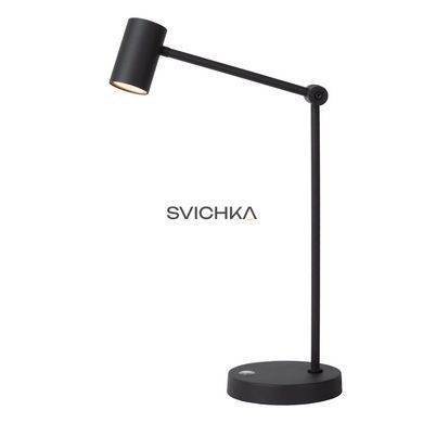 Акумуляторна настільна лампа Lucide TIPIK Battery pack/batteries LED Dim. 1x3W 2700K Black, BLACK