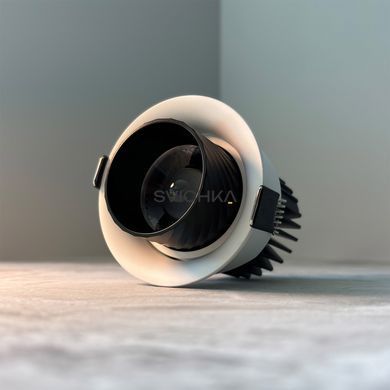 Вбудований світильник Skarlat RSL74331 10W WH+BK 4000K, Білий/чорний, 29