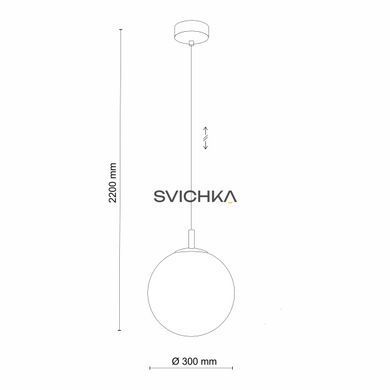 Підвісний світильник TK Lighting CADIX M Gold