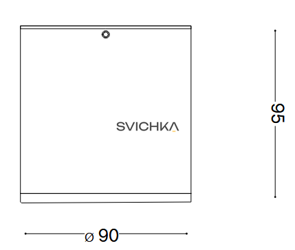 Потолочный светильник Ideal Lux Techo pl1 round
