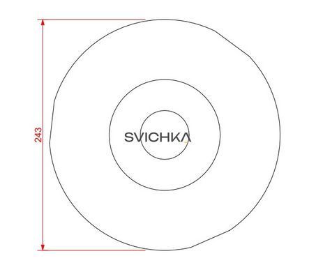 Гипсовый светильник встраиваемый "СВ 031"