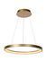 Підвісний світильник Lucide VIDAL &Oslash; 58 cm LED Dim. 1x48W 2700K Matt Gold / Brass, Matt Gold / Brass, Опал, Matt Gold / Brass
