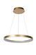 Підвісний світильник Lucide VIDAL &Oslash; 58 cm LED Dim. 1x48W 2700K Matt Gold / Brass, Matt Gold / Brass, Опал, Matt Gold / Brass