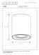 Потолочный точечный светильник Lucide TUBE &Oslash; 9,6 cm 1xGU10 White, WHITE