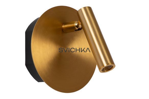 Аккумуляторный бра Lucide JOLIJN Battery pack/batteries &Oslash; 10,2 cm LED 1x2W 3000K Magnetic Matt Gold / Brass