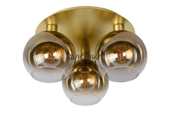 Потолочный светильник Lucide MARIUS 3xE27 Matt Gold / Brass