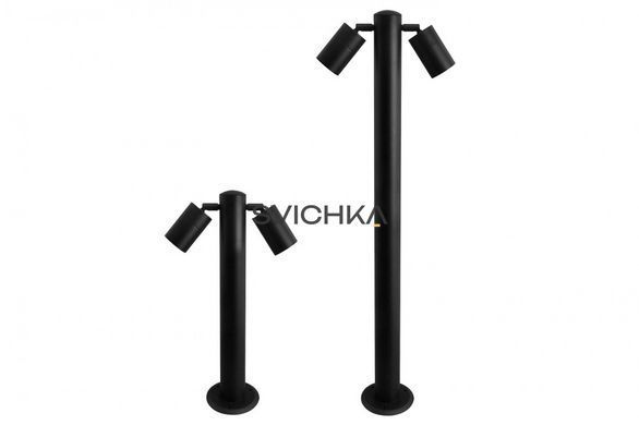 Вуличний світильник AZzardo ROLF 2 IP44 900, Black