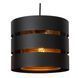Підвісний світильник Lucide ROSAS &Oslash; 26 cm 1xE27 Black, BLACK, Matt Gold / Brass, Чорний