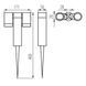 Грунтовый светильник Kanlux USTI SP 2X7 GR