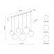 Подвесной светильник TK Lighting ESME 6 strips, White