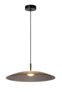Підвісний світильник Lucide MENGA &Oslash; 60 cm LED Dim. 1x18,6W 2700K Smoke Grey, Smoke Grey, Димчатий, Димчатий