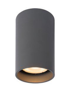 Потолочный точечный светильник Lucide DELTO &Oslash; 5,5 cm LED Dim to warm GU10 1x5W 2200K/3000K Grey