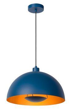 Підвісний світильник Lucide SIEMON &Oslash; 40 cm 1xE27 Blue, Blue