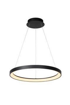 Підвісний світильник Lucide VIDAL &Oslash; 58 cm LED Dim. 1x48W 2700K Black, BLACK, Опал, Чорний