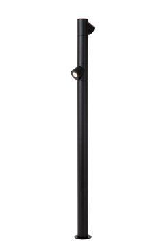 Вуличний стовпчик Lucide IBAMBA LED 2x6W 3000K IP65 Black, BLACK, Чорний, Чорний, Чорний