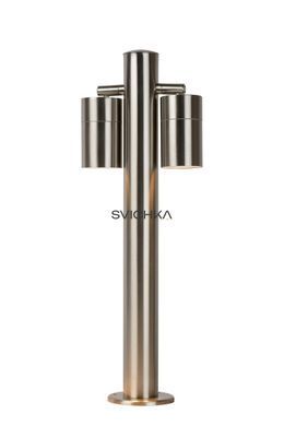 Уличный столбик Lucide ARNE LED &Oslash; 6,3 cm LED GU10 2x5W 2700K IP44 Satin Chrome