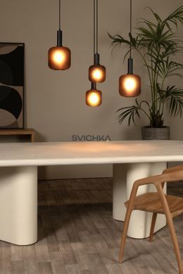 Підвісний світильник Lucide ELOISE 4xE27 Black, BLACK, Антрацит, Антрацит