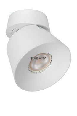 Стельовий точковий світильник Lucide TRIGONO &Oslash; 10,5 cm 1xGU10 White, WHITE