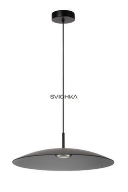 Підвісний світильник Lucide MENGA &Oslash; 60 cm LED Dim. 1x18,6W 2700K Smoke Grey, Smoke Grey, Димчатий, Димчатий
