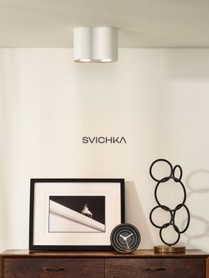 Стельовий точковий світильник Lucide TUBE 2xGU10 White, WHITE