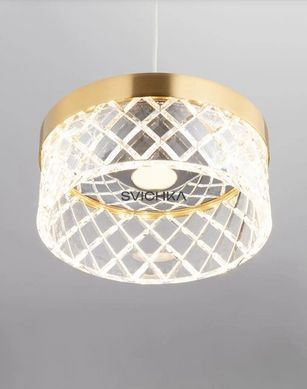 Підвісний світильник Nova luce Bion, Gold, Золотий, Золотий, Золотий, Прозорий
