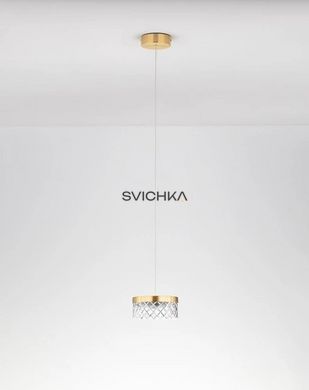 Підвісний світильник Nova luce Bion, Gold, Золотий, Золотий, Золотий, Прозорий