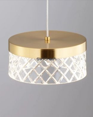 Підвісний світильник Nova luce Bion, Gold, Золотий, Золотий, Золотий, Прозорий