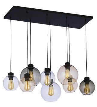 Підвіс TK Lighting 2834 Cubus - 2834, Чорний, Бурштинний, Димчатий, Прозорий