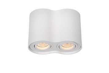 Потолочный точечный светильник Lucide TUBE 2xGU10 White