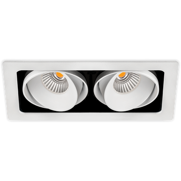 Точковий світильник Arkos Light TWIST DOUBLE A2042221WT, Білий, Білий