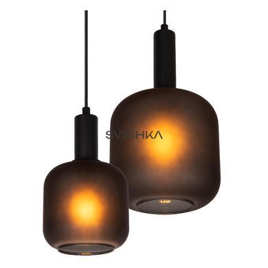 Підвісний світильник Lucide ELOISE 4xE27 Black, BLACK, Антрацит, Антрацит