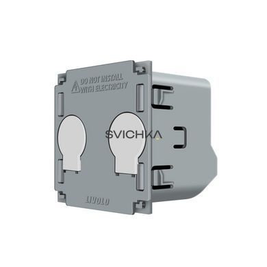 Умный механизм сенсорный проходной/перекрестный ZigBee выключатель 2 сенсора Livolo