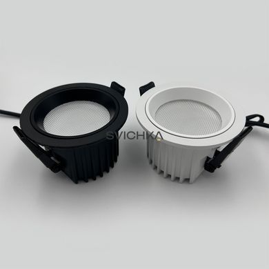 Точковий світильник Skarlat RDL73028-3 10W BK 3000K, Чорний, Чорний, Чорний, 132