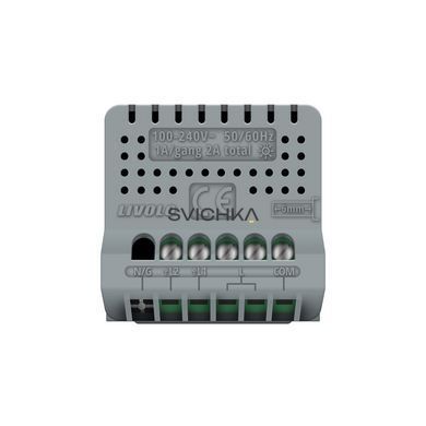 Умный механизм сенсорный проходной/перекрестный ZigBee выключатель 2 сенсора Livolo